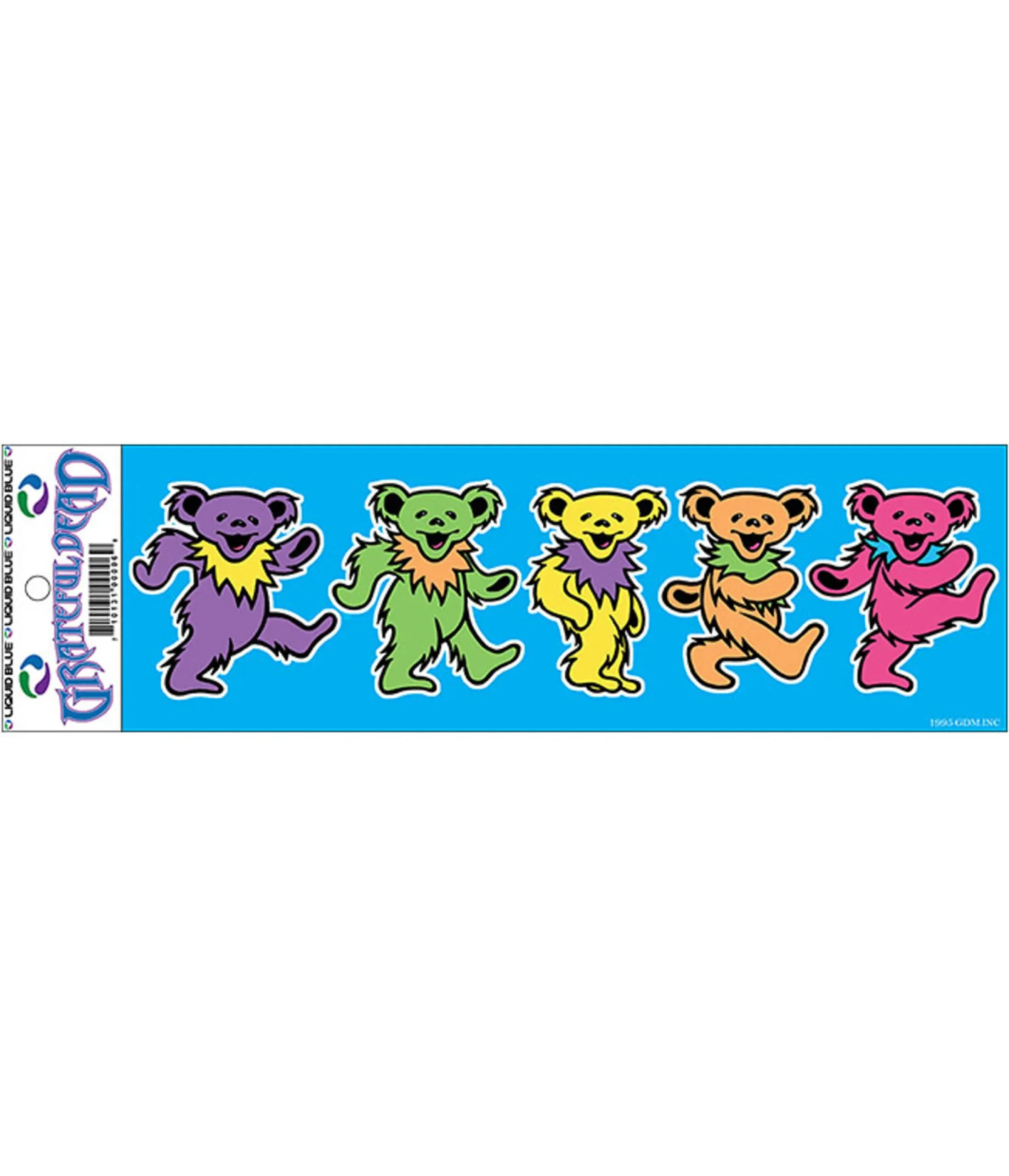 Clearance Dancing Bears 3 Inch Sticker Grateful Dead