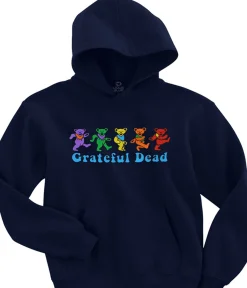 Best Dancing Bears Navy Hoodie Hoodie | Grateful Dead