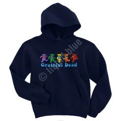 Best Dancing Bears Navy Hoodie Hoodie | Grateful Dead