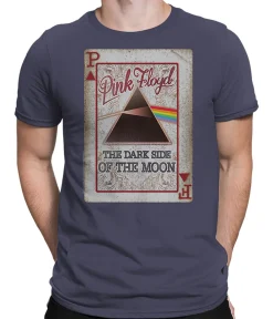 Best Dark Side Deck Grey Athletic T-Shirt Athletic T-Shirt | Pink Floyd
