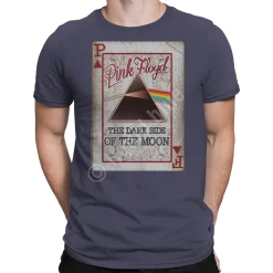 Best Dark Side Deck Grey Athletic T-Shirt Athletic T-Shirt | Pink Floyd