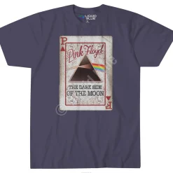 Best Dark Side Deck Grey Athletic T-Shirt Athletic T-Shirt | Pink Floyd