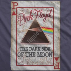 Best Dark Side Deck Grey Athletic T-Shirt Athletic T-Shirt | Pink Floyd