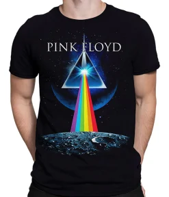 Best Dark Side Invasion Black T-Shirt T-Shirt | Pink Floyd