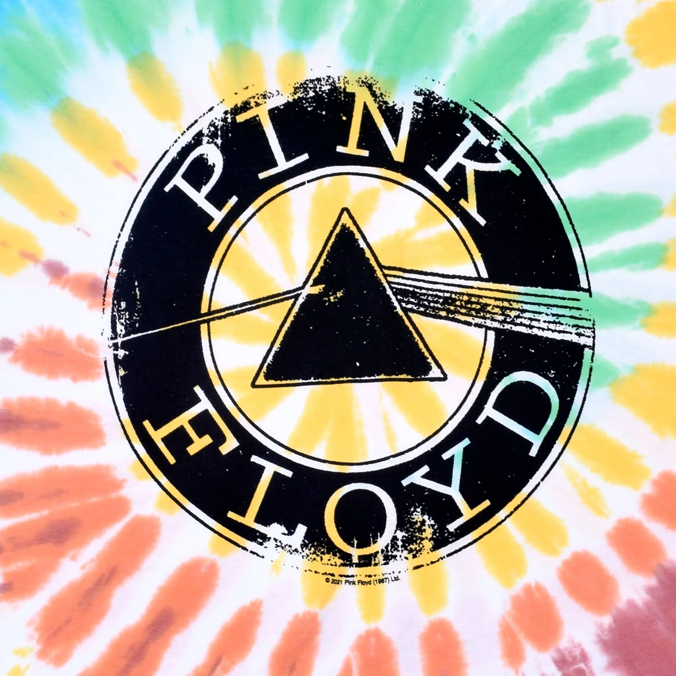 Best Dark Side Spin Tie-Dye T-Shirt T-Shirt | Pink Floyd