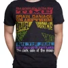 New Dark Side Tracks Dark Heather Tri-Blend T-Shirt Tri-Blend T-Shirt | Pink Floyd