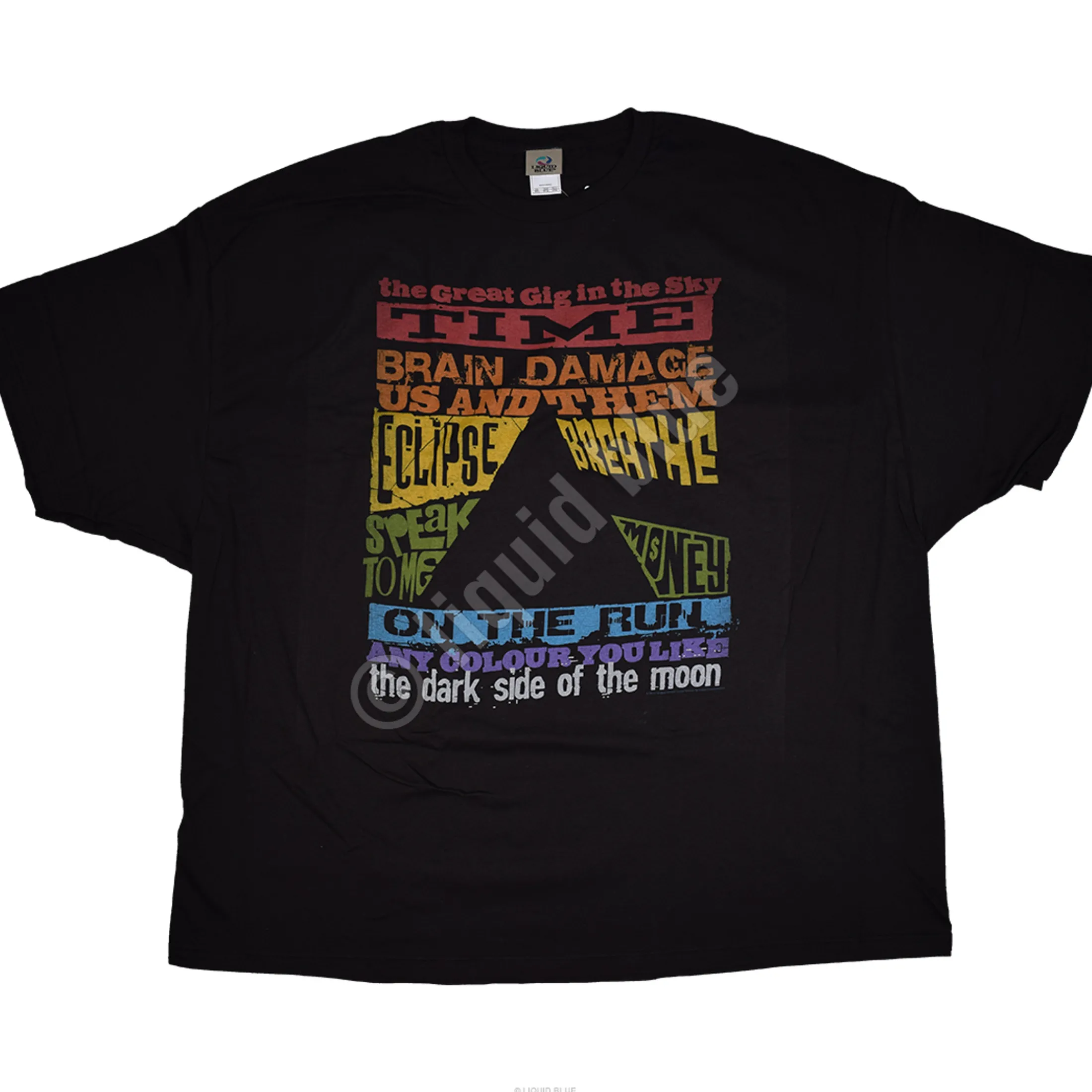 New Dark Side Tracks Dark Heather Tri-Blend T-Shirt Tri-Blend T-Shirt | Pink Floyd