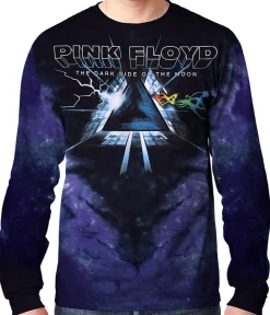 Sale Dark Side Vortex Tie-Dye Long Sleeve T-Shirt Long Sleeve | Pink Floyd