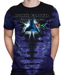 Best Dark Side Vortex Tie-Dye T-Shirt T-Shirt | Pink Floyd