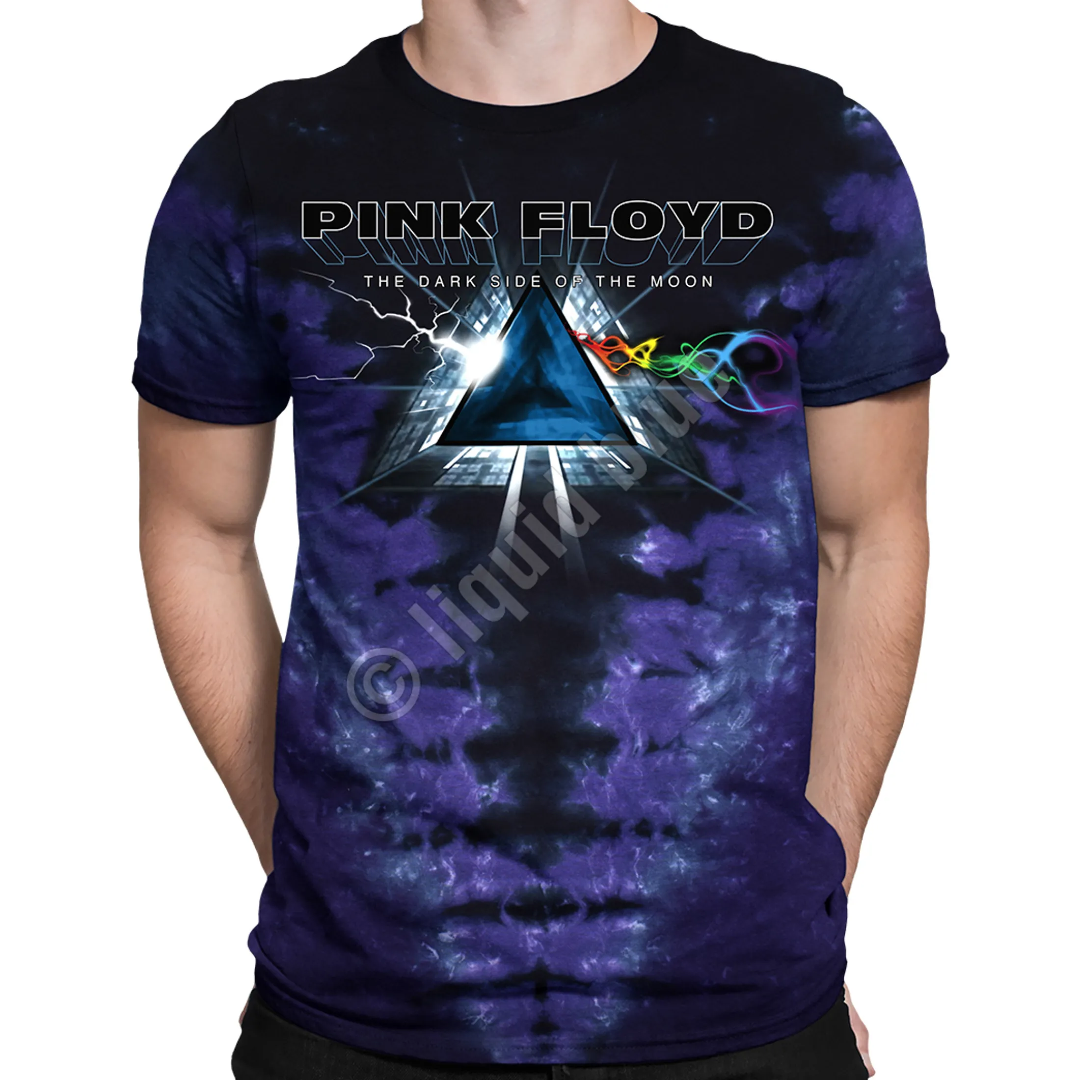 Best Dark Side Vortex Tie-Dye T-Shirt T-Shirt | Pink Floyd