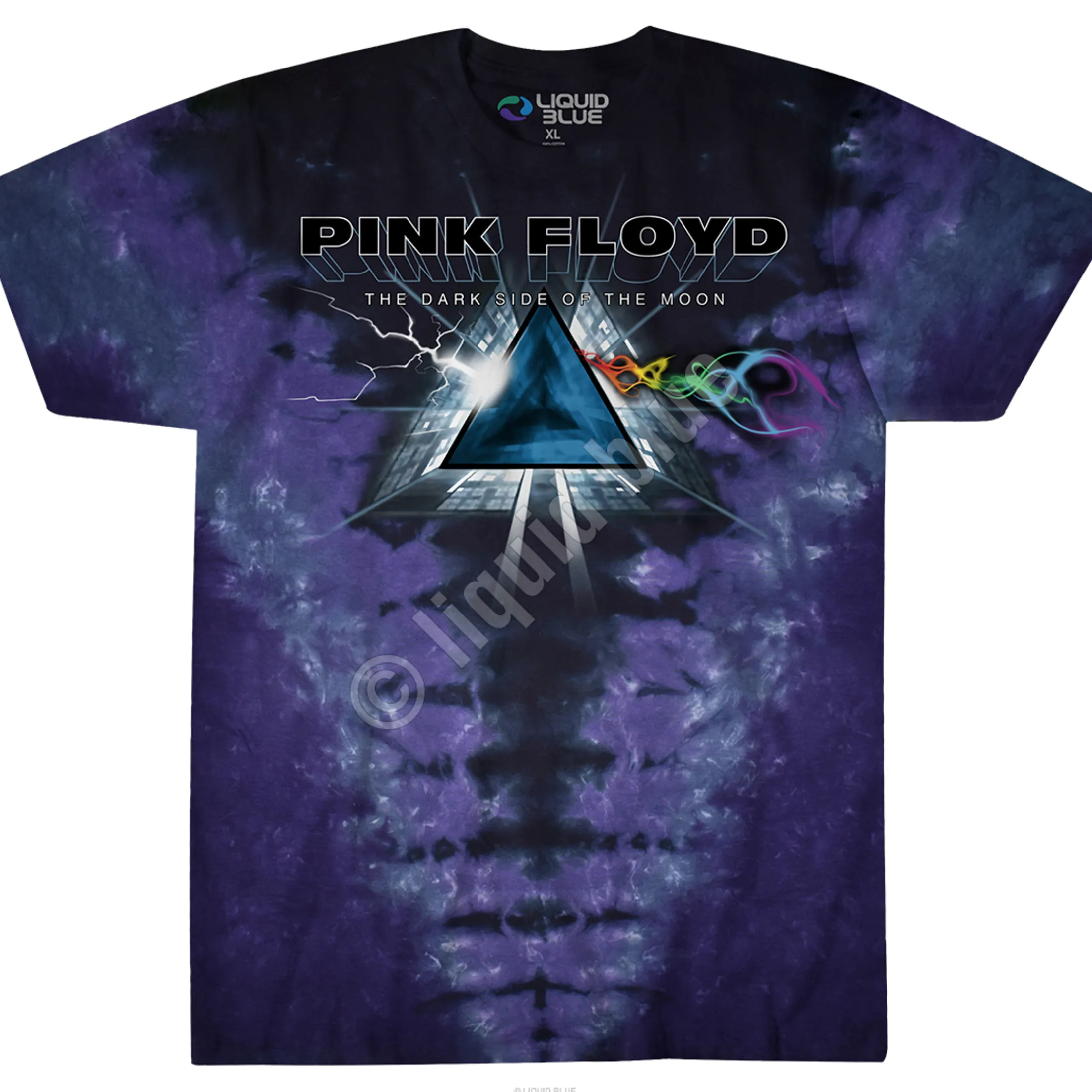 Best Dark Side Vortex Tie-Dye T-Shirt T-Shirt | Pink Floyd