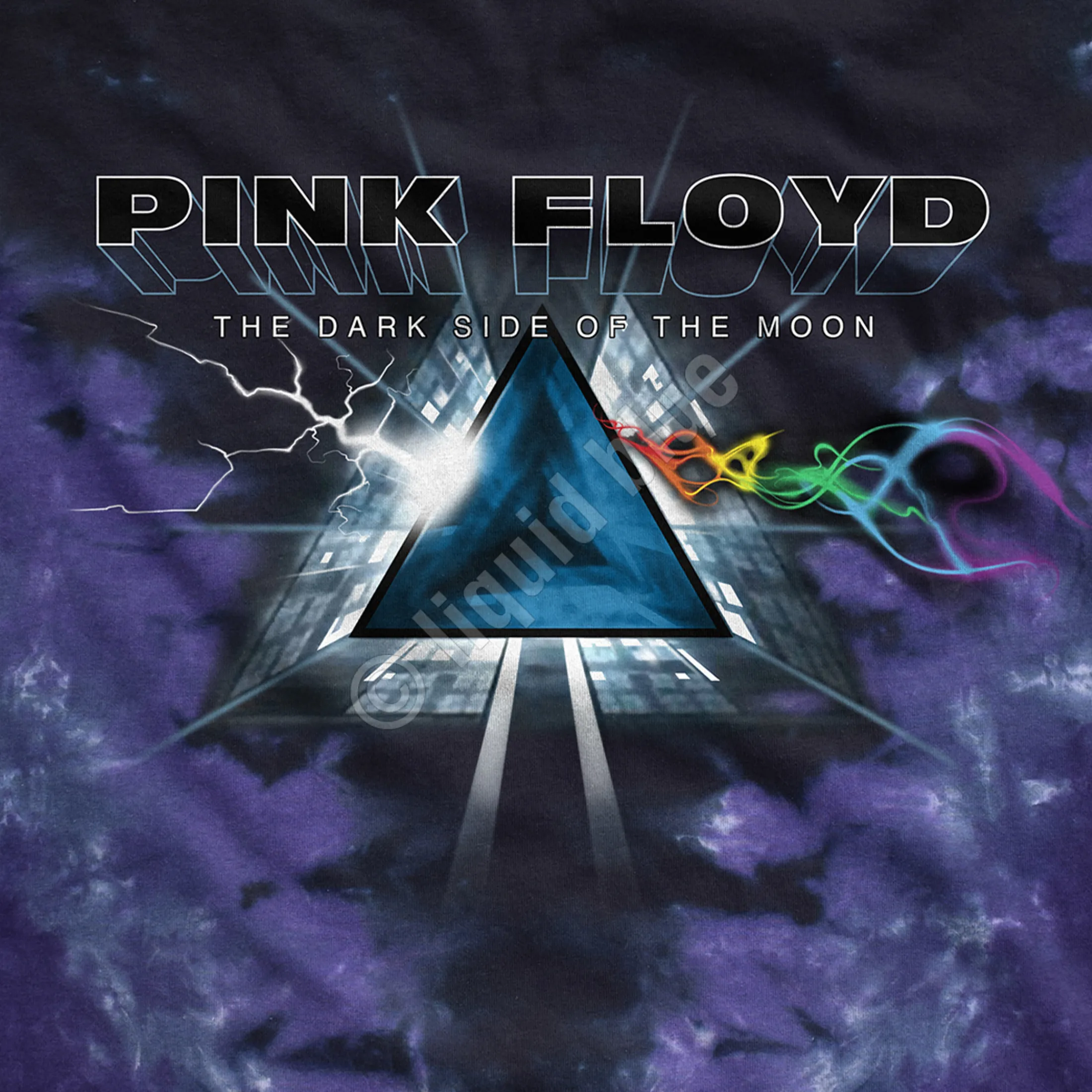 Best Dark Side Vortex Tie-Dye T-Shirt T-Shirt | Pink Floyd