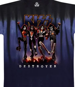 Best Destroyer Tie-Dye T-Shirt T-Shirt | Kiss