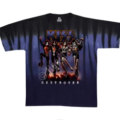 Best Destroyer Tie-Dye T-Shirt T-Shirt | Kiss
