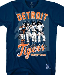 Hot Detroit Tigers Dressed to Kill Navy T-Shirt T-Shirt | Detroit Tigers