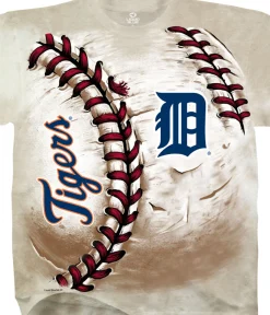 Discount Detroit Tigers Hardball Tie-Dye T-Shirt T-Shirt | Detroit Tigers