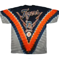 New Detroit Tigers V Tie-Dye T-Shirt T-Shirt | Detroit Tigers