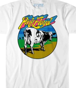 Sale Distant Bells White Athletic T-Shirt T-Shirt | Pink Floyd