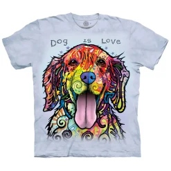 Sale Dog Is Love Classic Cotton T-Shirt T-Shirt | Pets