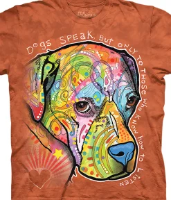 Best Dogs Speak Classic Cotton T-Shirt T-Shirt | Pets