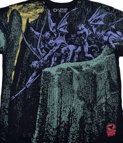 Discount Dore Demons Black T-Shirt T-Shirt | Dark Fantasy