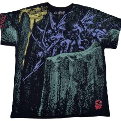 Discount Dore Demons Black T-Shirt T-Shirt | Dark Fantasy