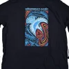 Clearance Dove and Snake Long Sleeve Navy T-Shirt Long Sleeve | Widespread Panic