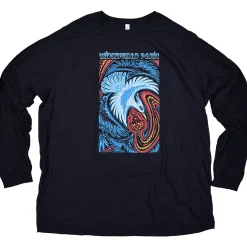 Clearance Dove and Snake Long Sleeve Navy T-Shirt Long Sleeve | Widespread Panic