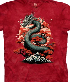 Discount Dragon Blossom Classic Cotton T-Shirt T-Shirt | Dragons