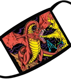 Hot Dragon Face Covering Face Coverings | Liquid Blue