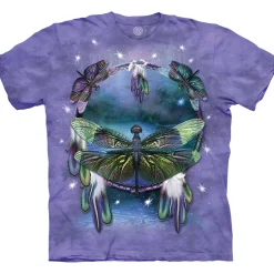 Discount Dragonfly Dreamcatcher Classic Cotton T-Shirt T-Shirt | Nature & Peace