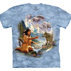Fashion Dreams of Wolf Spirit Classic Cotton T-Shirt T-Shirt | Wolf Shirt Collection
