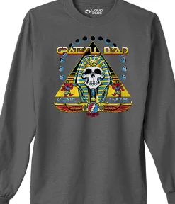 Sale Egypt 78 Grey Long Sleeve T-Shirt Long Sleeve | Grateful Dead