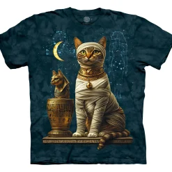 Online Egyptian Cat Classic Cotton T-Shirt T-Shirt | Halloween