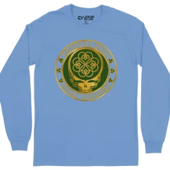 Discount Emerald Dead Long Sleeve T-Shirt Long Sleeve | Grateful Dead Emerald Dead