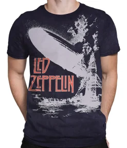 Clearance Exploding Zeppelin Tie-Dye T-Shirt T-Shirt | Led Zeppelin