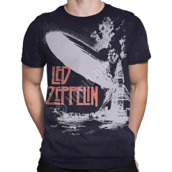 Clearance Exploding Zeppelin Tie-Dye T-Shirt T-Shirt | Led Zeppelin