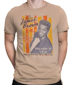 Outlet Fabulous James Brown Tan Athletic T-Shirt Athletic T-Shirt | James Brown