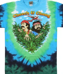 New Field Of Dreams Tie-Dye T-Shirt T-Shirt | Cheech And Chong