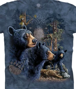 Discount Find 13 Black Bears Kids' T-Shirt Kids Youth | North American Animals