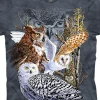 Clearance Find 11 Owls Classic Cotton T-Shirt T-Shirt | Birds