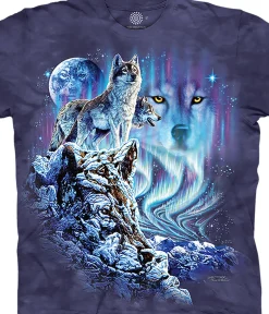 Discount Find 10 Wolves Classic Cotton T-Shirt T-Shirt | Wolf Shirt Collection