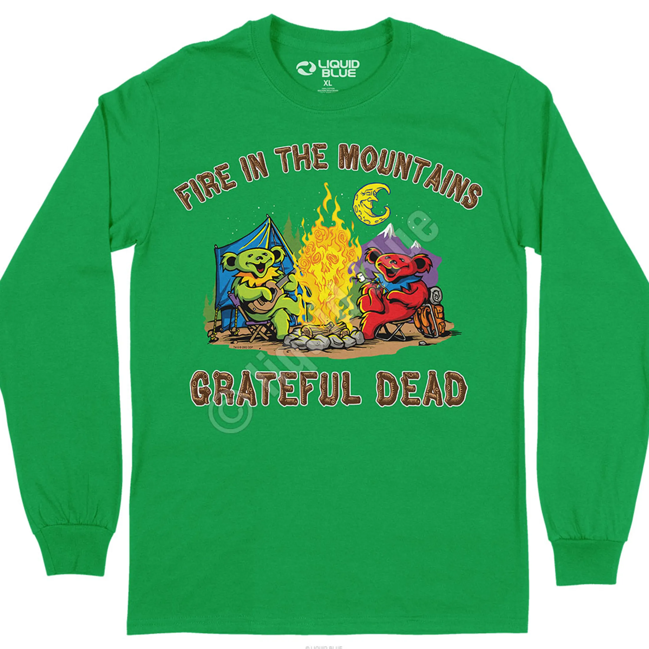 Best Fire In The Mountain Long Sleeve T-Shirt Long Sleeve | Grateful Dead
