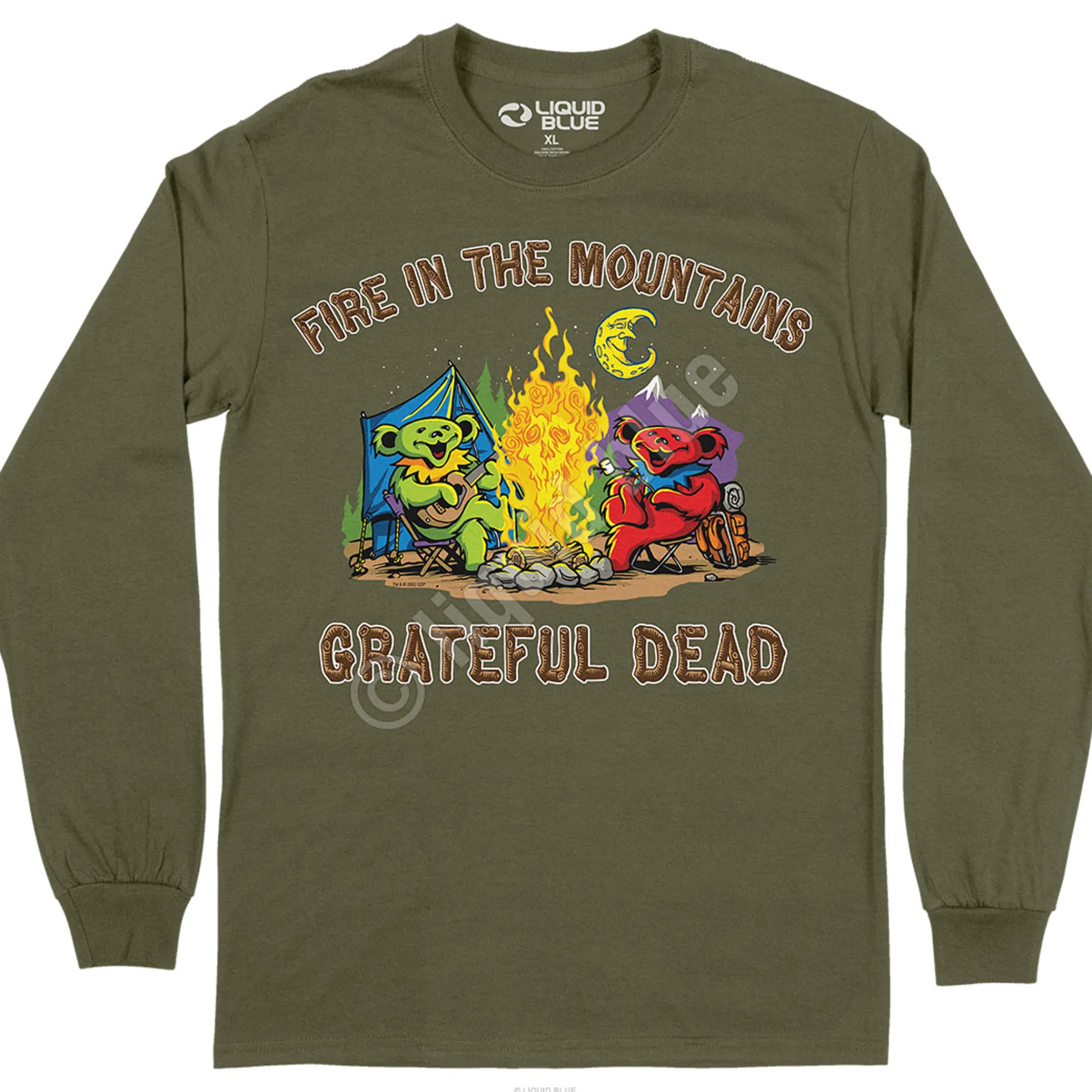 Best Fire In The Mountain Long Sleeve T-Shirt Long Sleeve | Grateful Dead