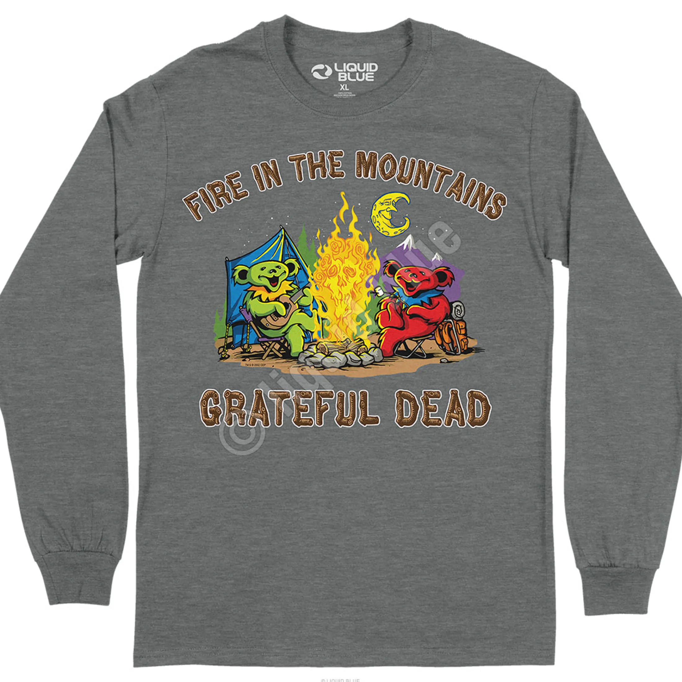 Best Fire In The Mountain Long Sleeve T-Shirt Long Sleeve | Grateful Dead
