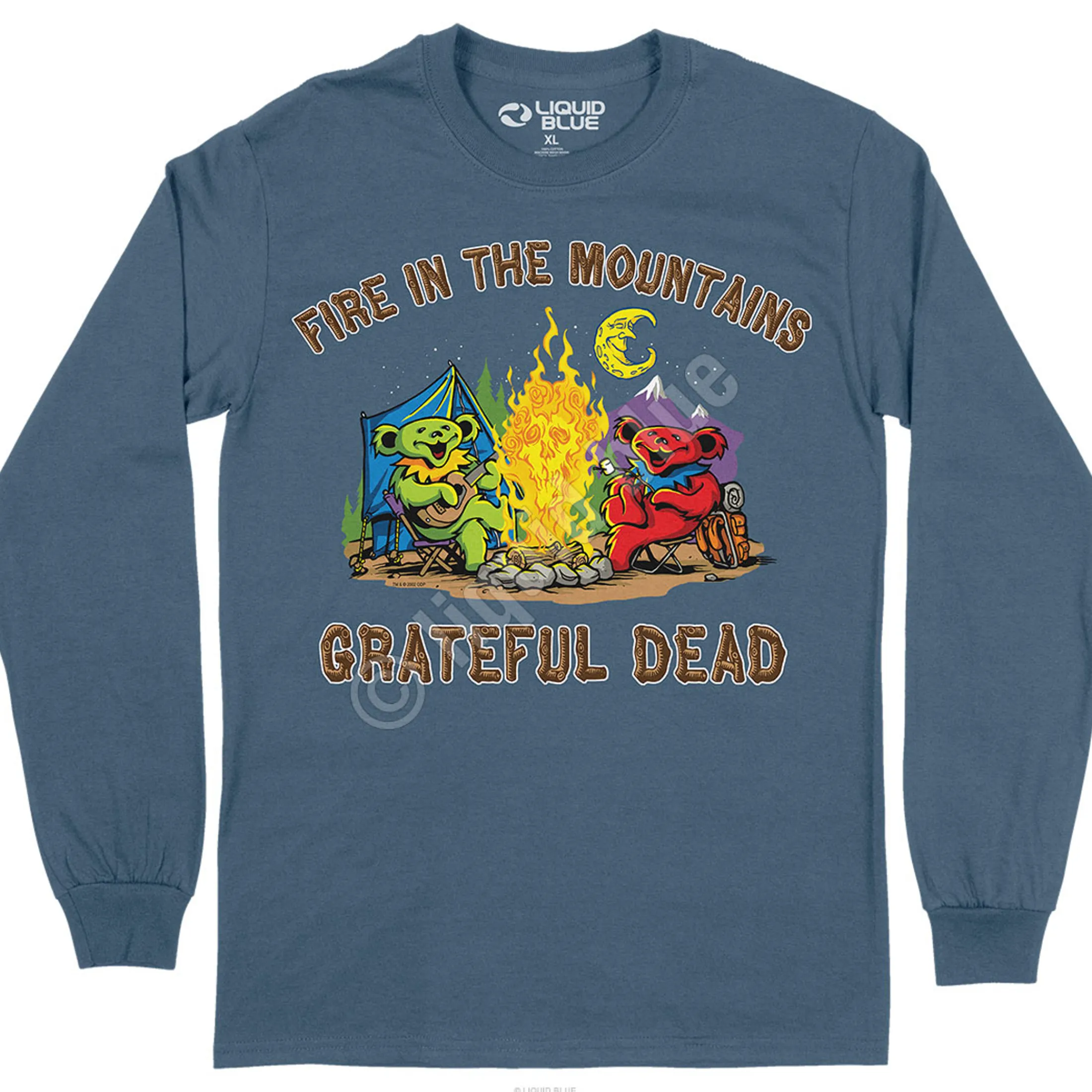 Best Fire In The Mountain Long Sleeve T-Shirt Long Sleeve | Grateful Dead