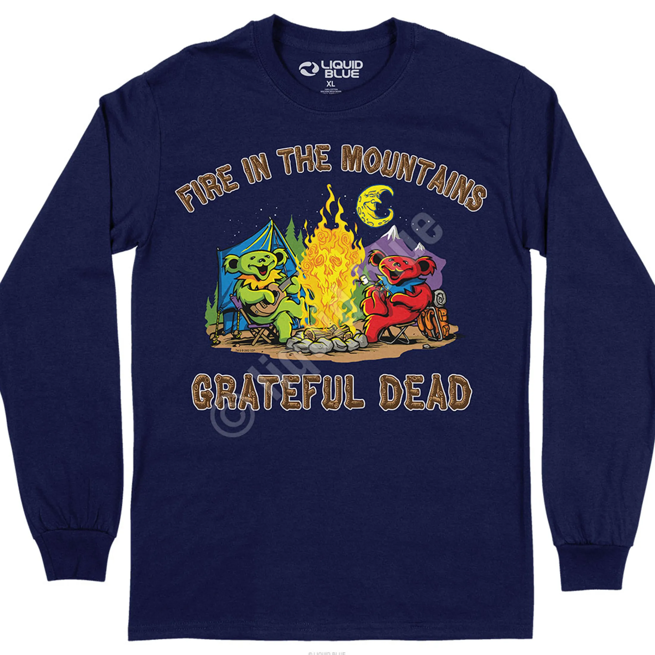 Best Fire In The Mountain Long Sleeve T-Shirt Long Sleeve | Grateful Dead