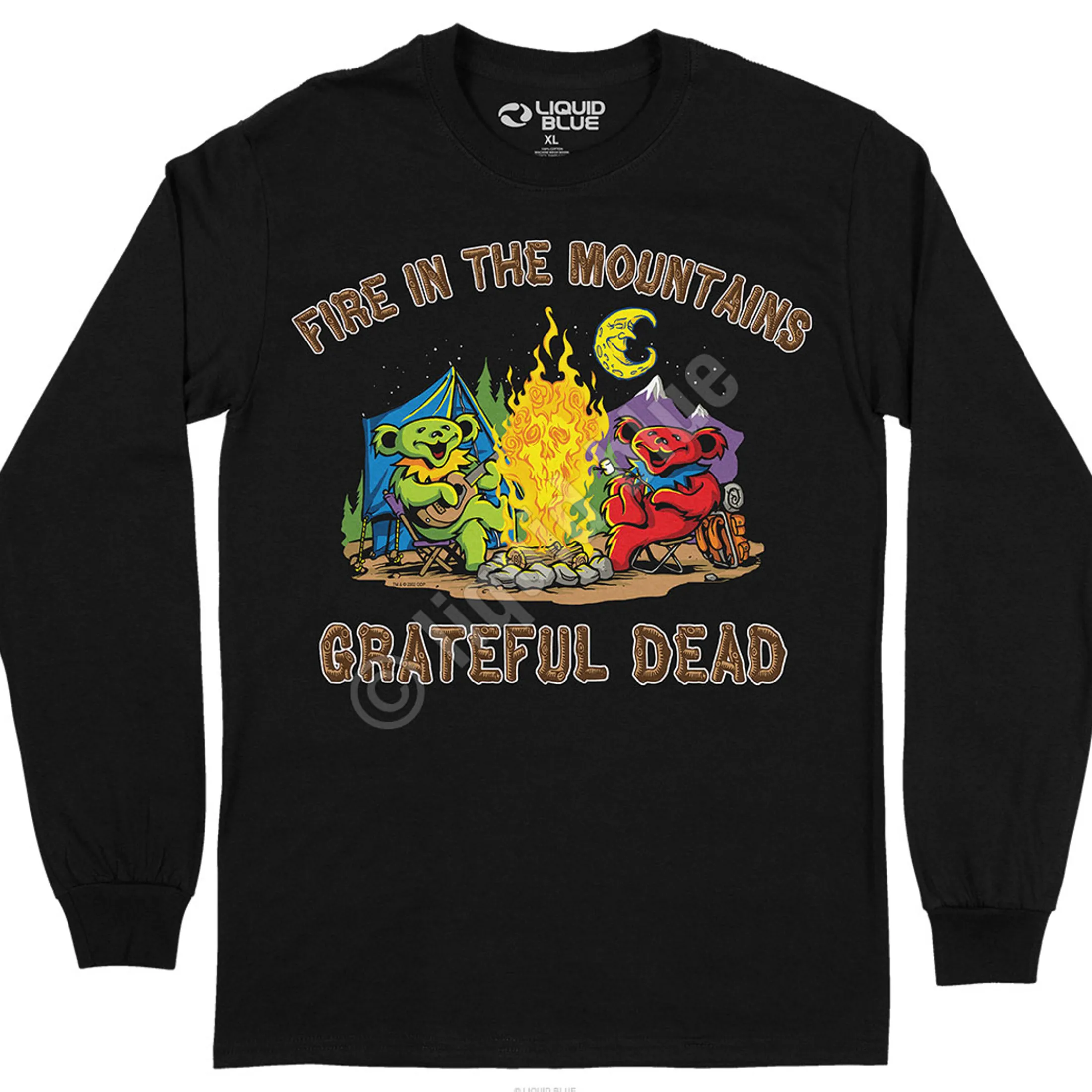 Best Fire In The Mountain Long Sleeve T-Shirt Long Sleeve | Grateful Dead