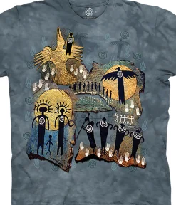 Clearance Flight Of The Shaman Classic Cotton T-Shirt T-Shirt | Native American