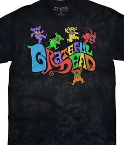 Best Flipside Bears Tie-Dye T-Shirt T-Shirt | Grateful Dead
